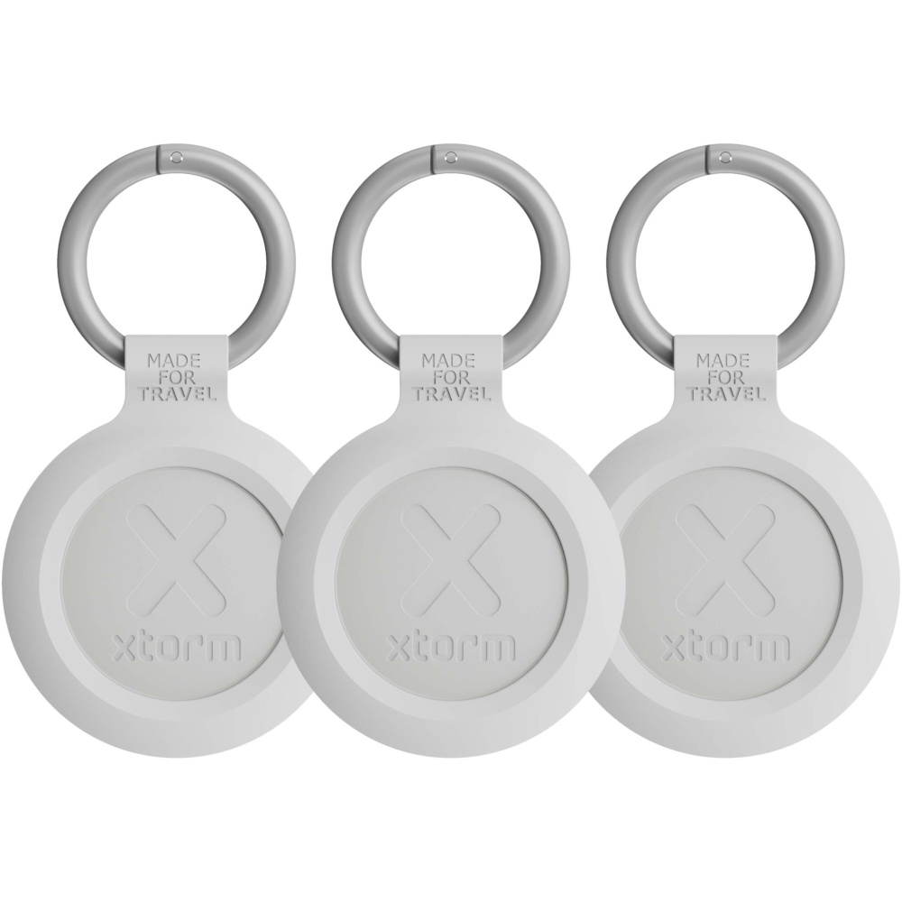 Logo trade promotional merchandise image of: Xtorm XTAG2A 3-pack water resistant travel tag