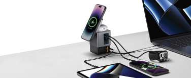 Logo trade promotional products picture of: Urban Vitamin Sacramento 105W GAN charger+retractable cables