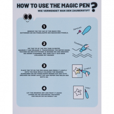 Logo trade promotional giveaway photo of: Watercoloring Book ANGERS