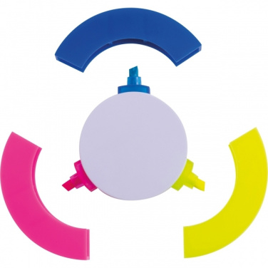 Logo trade promotional giveaways image of: 3-in-1 Highlighter ANDORRA