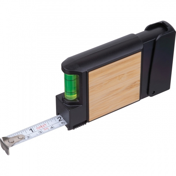 Logotrade business gift image of: 3-Meter Tape Measure with Level HALIFAX