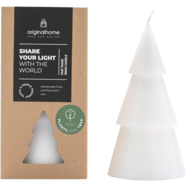 Logo trade promotional items image of: Originalhome Xmas tree candle - L