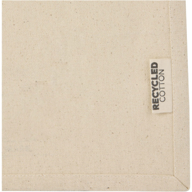 Logo trade promotional gifts picture of: Odessa 220 g/m² GRS recycled cotton mini gusset tote bag 9L