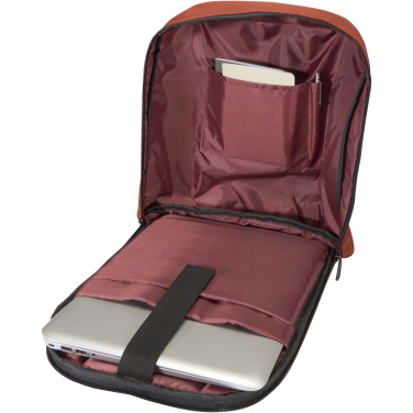 Logo trade promotional gifts picture of: Luma 15" GRS recycled anti-theft laptop backpack 10L