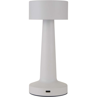 Logo trade promotional gift photo of: Aludra rechargeable dimmable table lamp with 3 light modes