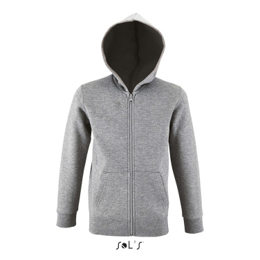 Logo trade promotional giveaways image of: STONE KIDS ZIP HOODIE 260