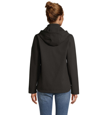 Logo trade corporate gift photo of: RACE WOMEN HOODED JACKET