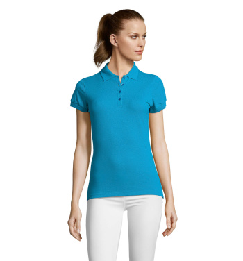Logo trade corporate gifts image of: PASSION WOMEN POLO 170g