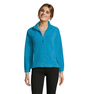 Logo trade promotional items picture of: NORTH WOMEN ZIPPED FLEECE