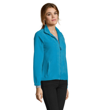 Logotrade promotional merchandise image of: NORTH WOMEN ZIPPED FLEECE