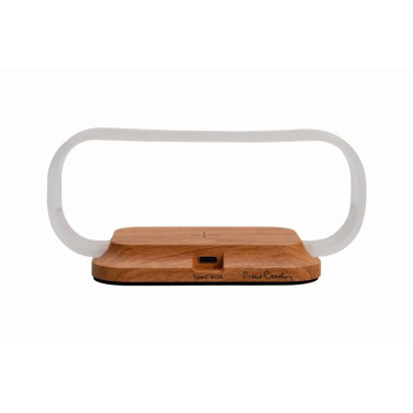 Logo trade promotional items image of: Phone stand with wireless charger JEROME Pierre Cardin