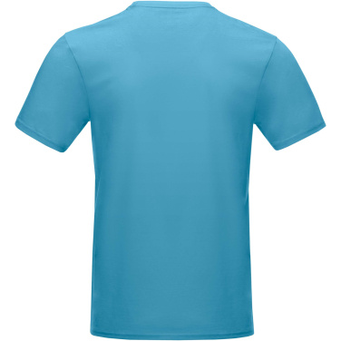 Logo trade promotional giveaway photo of: Azurite short sleeve men’s organic t-shirt
