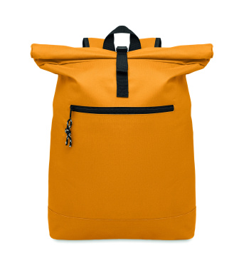 Logo trade promotional giveaway photo of: 600Dpolyester rolltop backpack