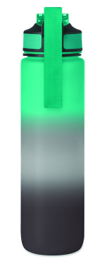 Logo trade promotional giveaways image of: Sports water bottle RPET 1L