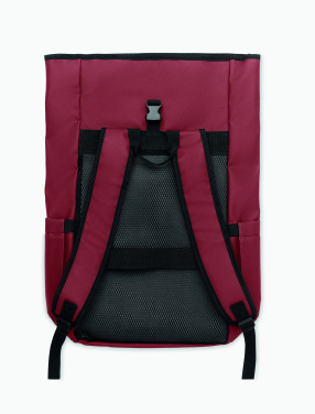 Logotrade promotional product image of: Rolltop laptop rucksack 600D