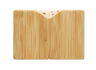 Logotrade promotional gifts photo of: Bamboo salt & pepper set