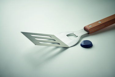 Logo trade corporate gift photo of: BBQ spatula in beechwood