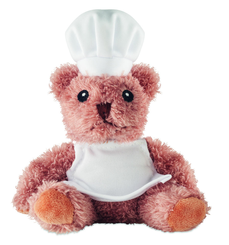 Logotrade promotional gift picture of: Teddy bear plush chef