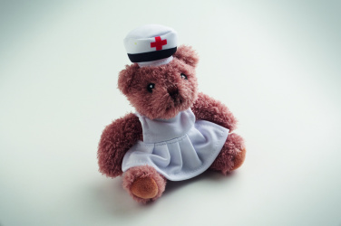 Logo trade promotional merchandise photo of: Teddy bear plush nurse