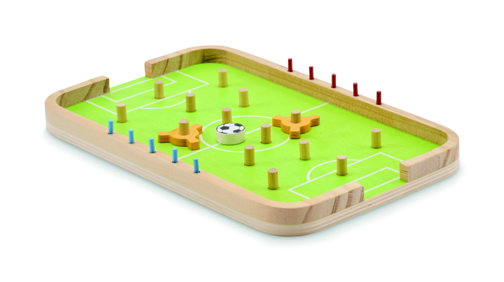 Logo trade promotional item photo of: Wooden soccer game