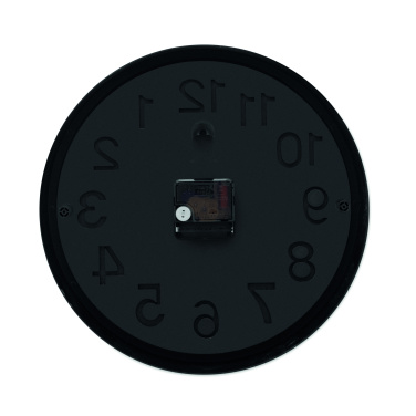 Logo trade business gift photo of: Wall clock in PP