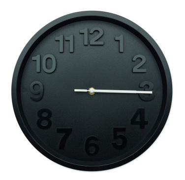Logo trade corporate gifts picture of: Wall clock in PP
