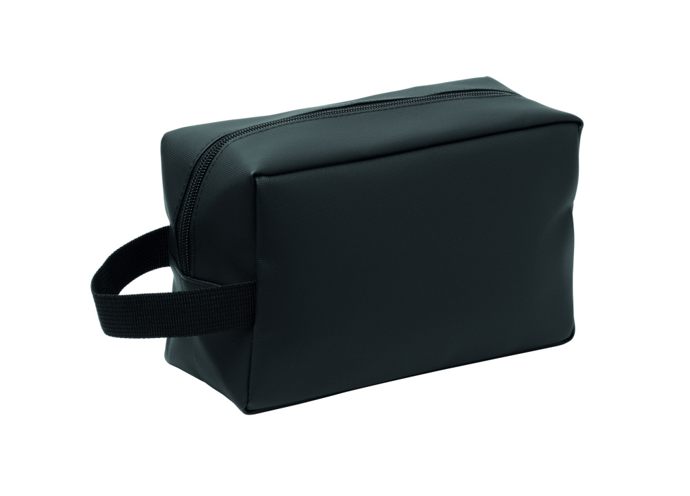 Logo trade promotional items picture of: Toiletry bag in 600D RPET
