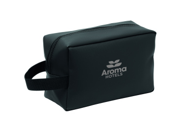 Logo trade promotional items image of: Toiletry bag in 600D RPET
