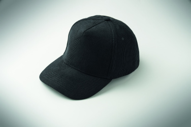 Logo trade promotional gift photo of: Corduroy 5 panel baseball cap