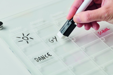 Logo trade corporate gifts image of: Magnetic acrylic planner