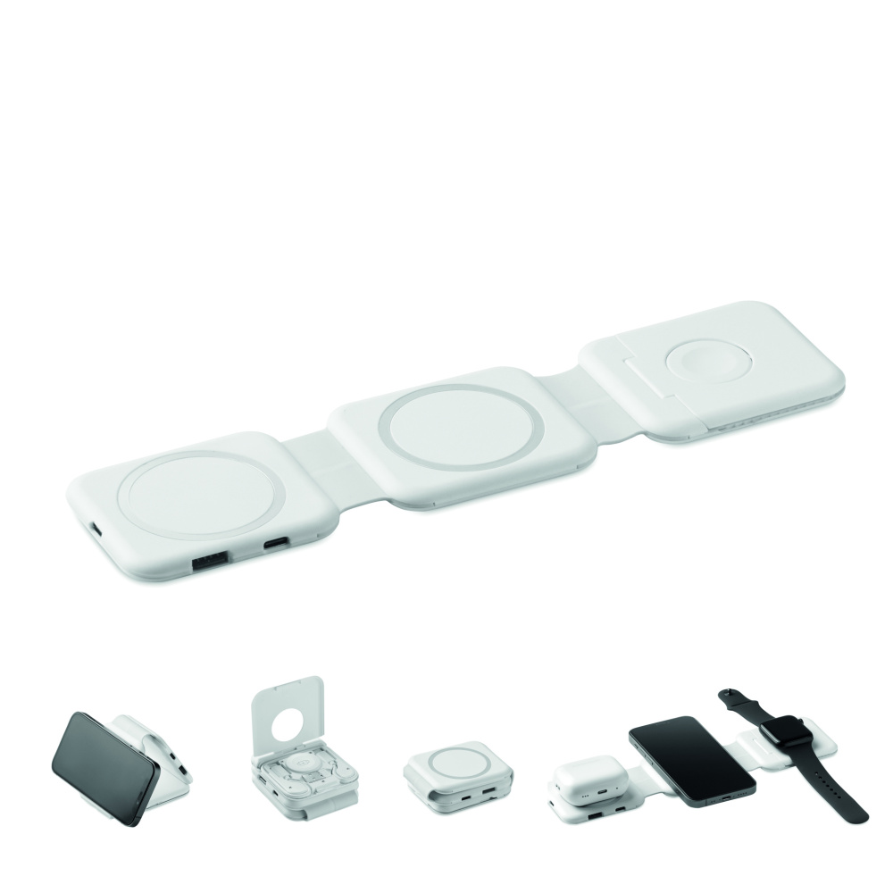Logo trade promotional product photo of: Foldable charging station