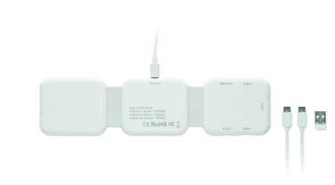 Logo trade advertising products picture of: Foldable charging station