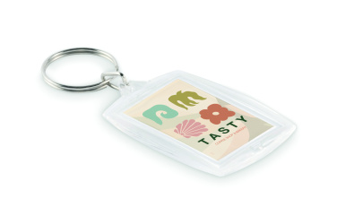 Logo trade promotional item photo of: Classic acrylic keyring