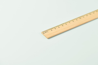 Logo trade promotional gifts image of: Wooden ruler 30cm