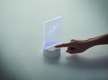 Logotrade promotional item image of: Light-up LED memo board