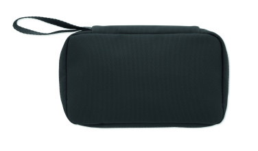 Logo trade promotional merchandise picture of: Toiletry bag 600D RPET