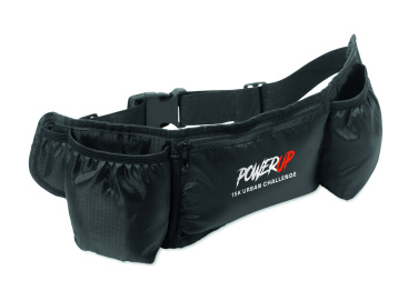 Logo trade advertising products image of: Sports waist bag 420D RPET