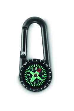 Logotrade business gift image of: Outdoor compass with carabiner