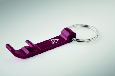 Logo trade promotional giveaway photo of: Recycled aluminium key ring Nokia