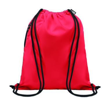 Logo trade business gift photo of: Large drawstring bag 300D RPET