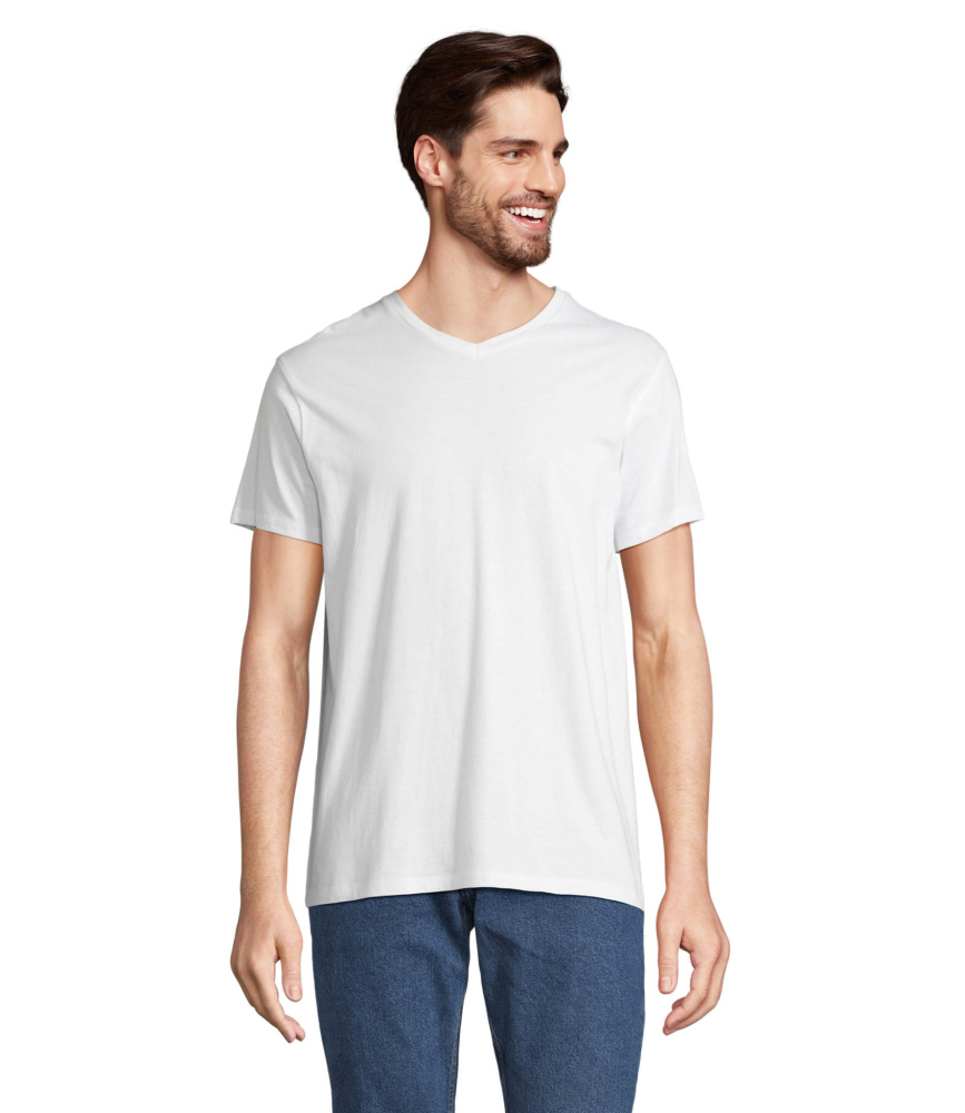 Logo trade promotional merchandise image of: REGENT V  V-NECK T-SHIRT