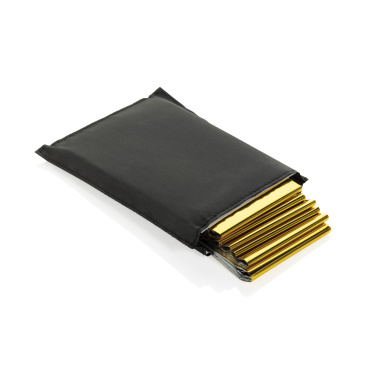 Logotrade promotional merchandise photo of: Solra emergency blanket in RCS recycled RPET pouch