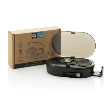 Logotrade promotional gifts photo of: Chargevix RCS rplastic Multi-functional 60W charging set