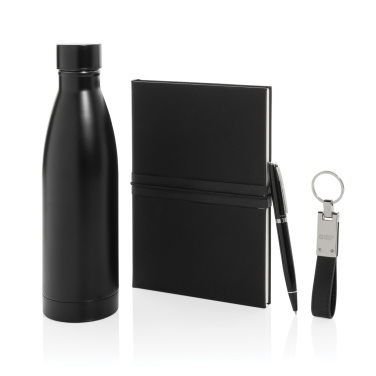 Logotrade business gift image of: Swiss Peak RCS deluxe business gift set w/ water bottle