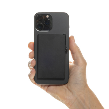 Logo trade promotional item photo of: Standard aluminium RFID magnetic phone cardholder