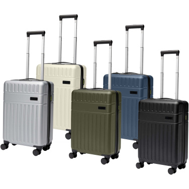 Logo trade business gifts image of: Rover 20" GRS recycled cabin trolley 40L