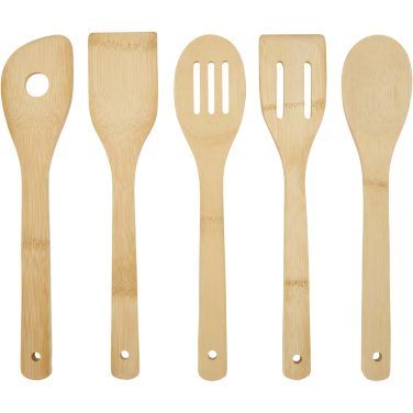 Logo trade business gift photo of: Tala bamboo kitchen tool set
