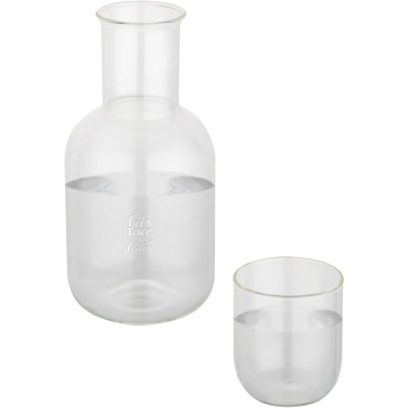 Logo trade promotional merchandise picture of: Amelie glass carafe and cup set