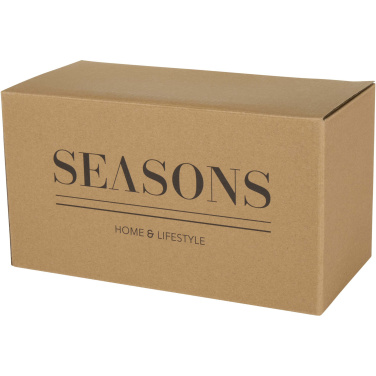 Logo trade business gifts image of: Male wooden serving tray and glass cups set