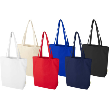 Logotrade advertising product picture of: Odisha 180 g/m² OCS organic wide bottom tote bag 11L